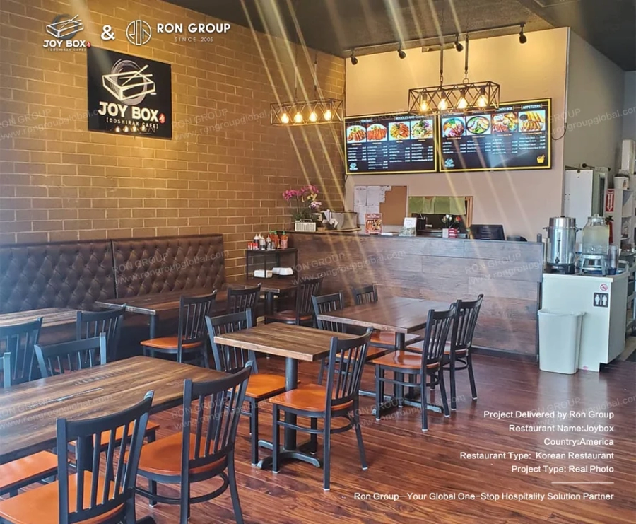 Joybox modern Korean restaurant interior