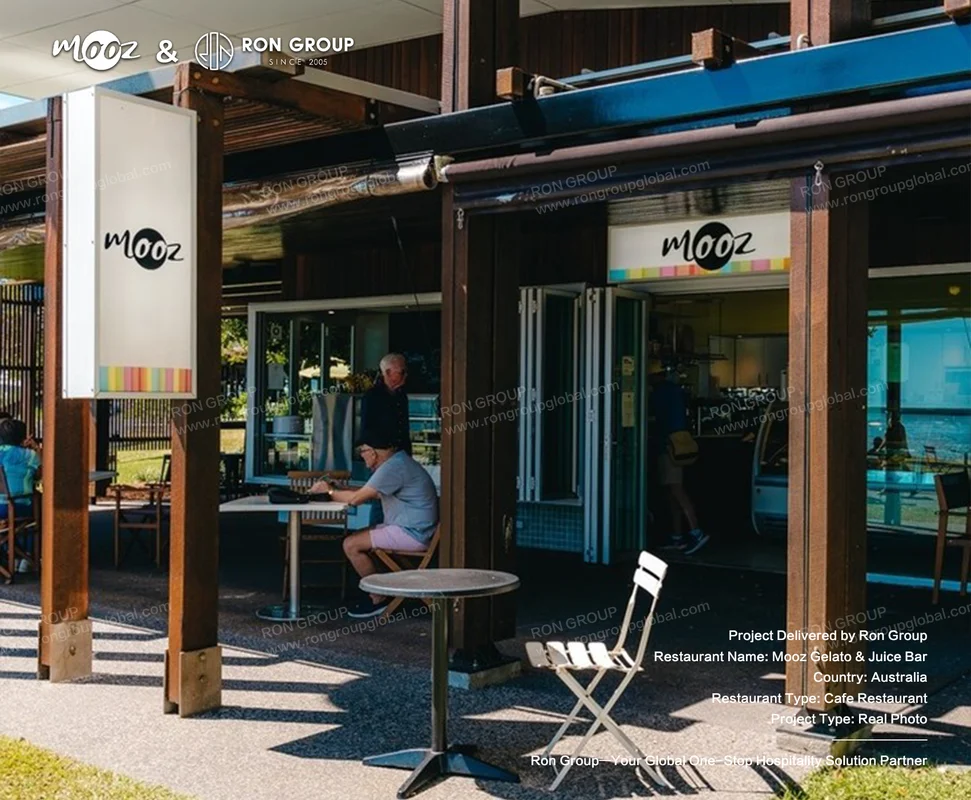 Mooz Gelato and Juice Bar modern entrance