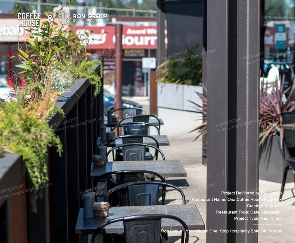 Ona Coffee House Fyshwick RonGroup-Ona_Coffee_House_Fyshwick-Outdoor_Cafe_Seating_Area.webp