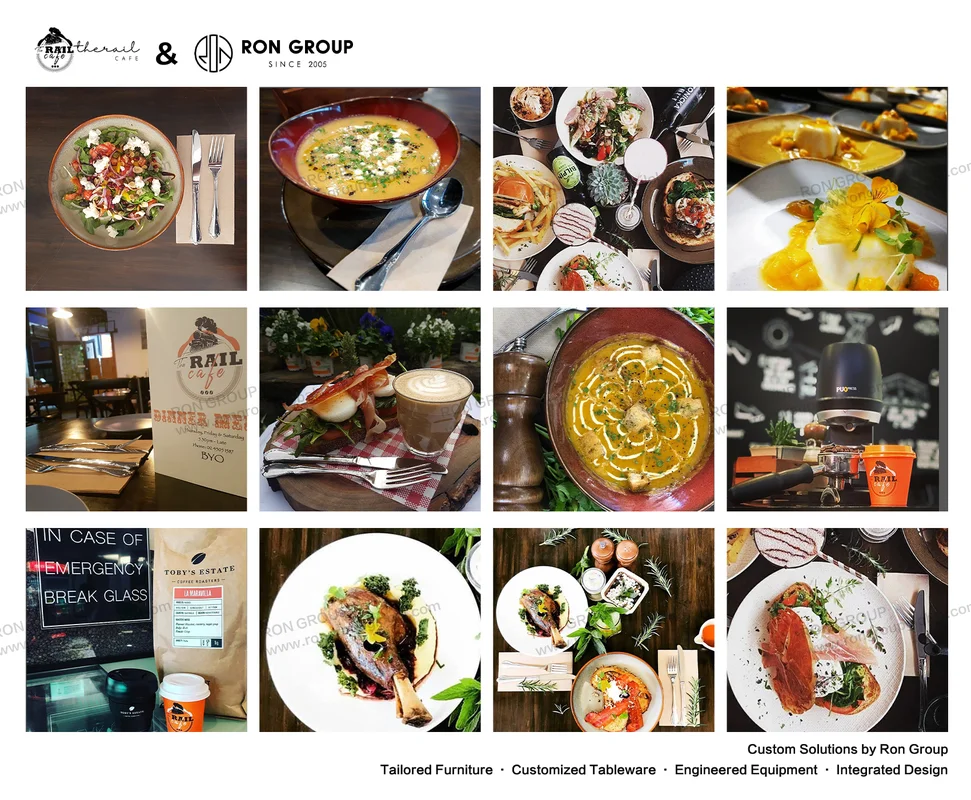 The Rail Cafe coffee brunch and furniture overview