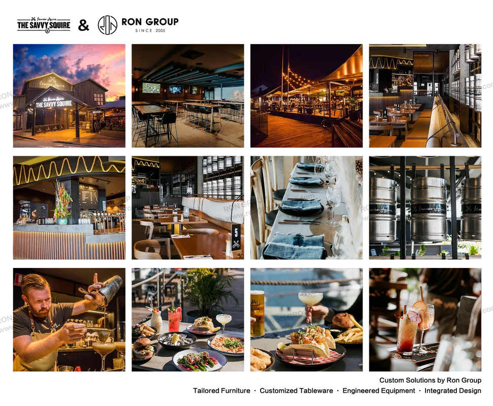 The Savvy Squire venue overview collage