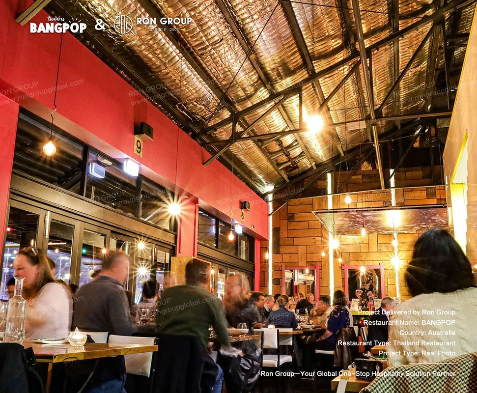 BANGPOP industrial restaurant interior