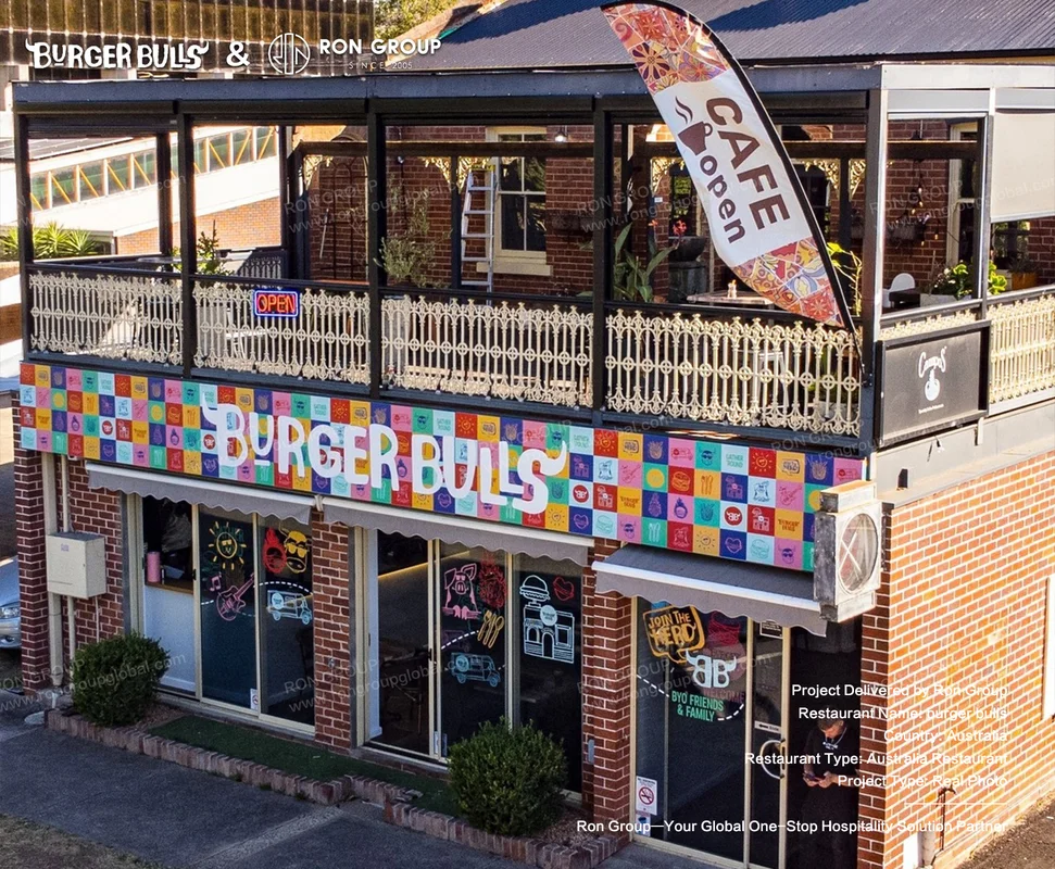 Burger Bulls Restaurant Facade