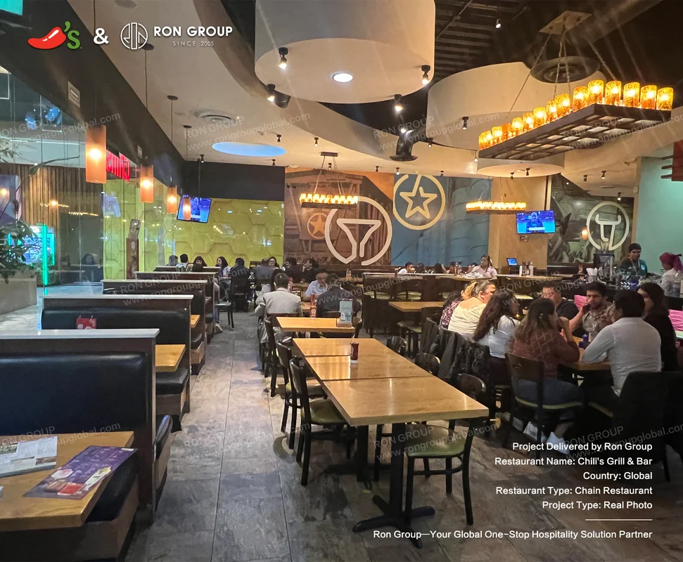 Chili's Grill & Bar: Global Casual Dining Furniture and Decor Project