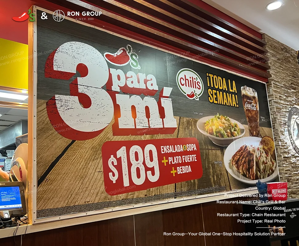 Chili's Grill & Bar promotional display