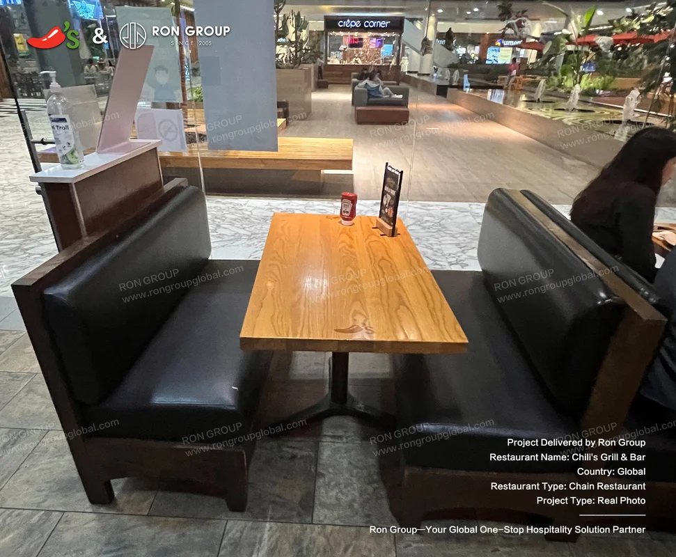 Chili's Grill & Bar booth seating