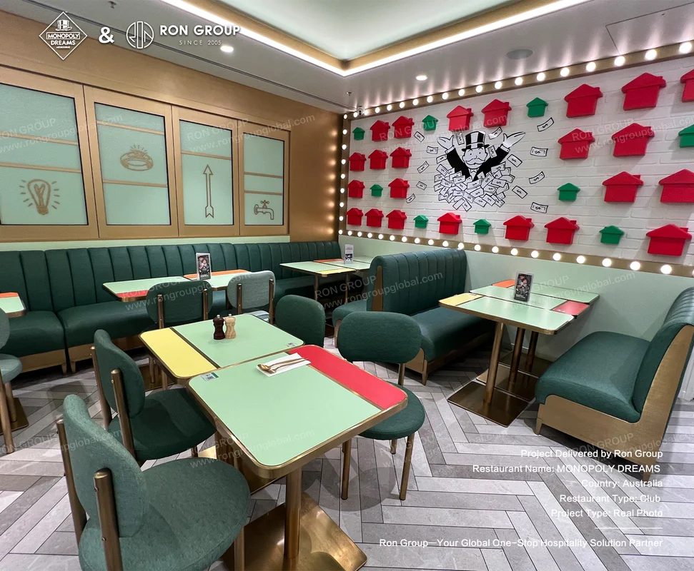 Monopoly Dreams Melbourne Themed Restaurant Interior