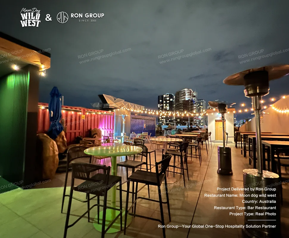 Rooftop bar at Moon Dog Wild West