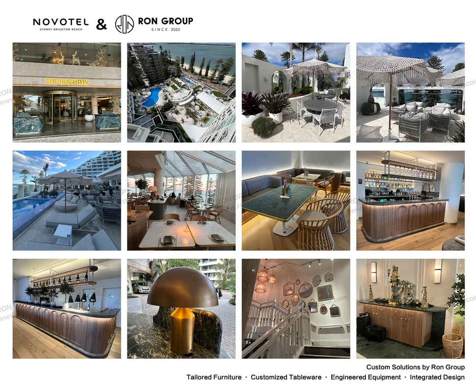 Novotel Hotel furniture and decor project overview