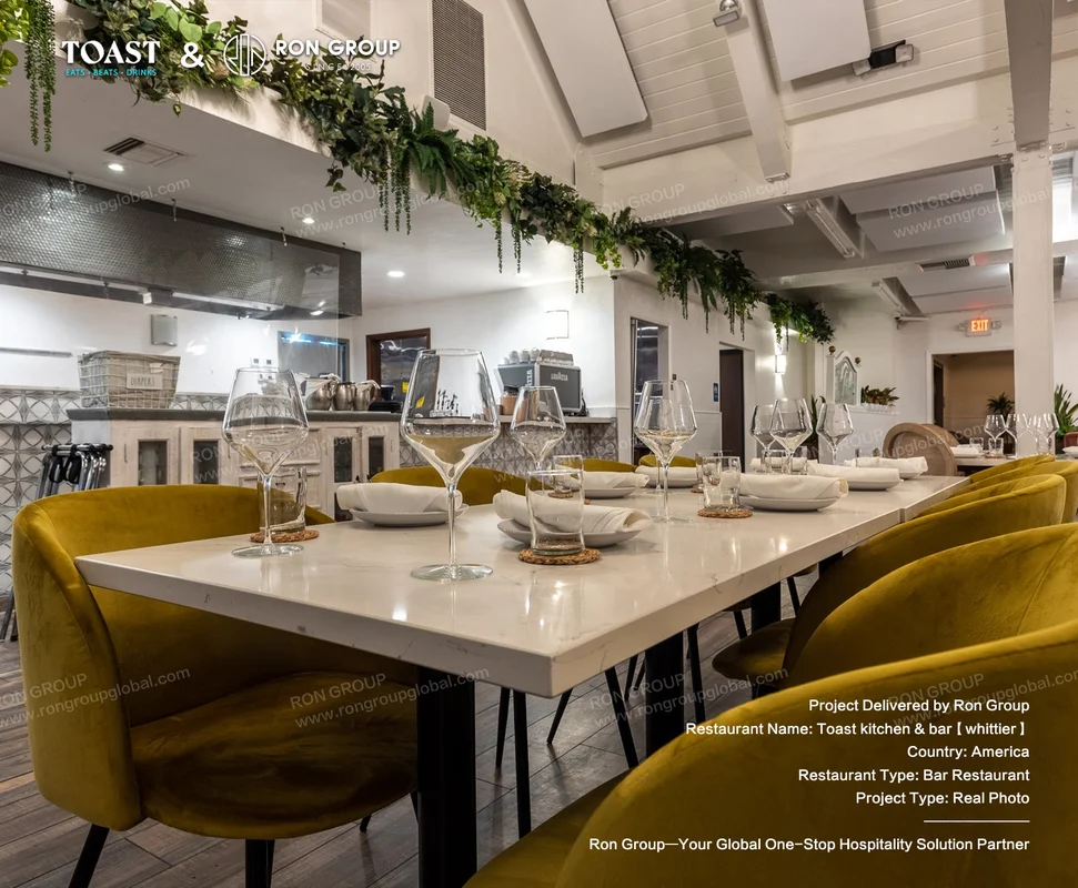 Toast Kitchen & Bar modern dining area