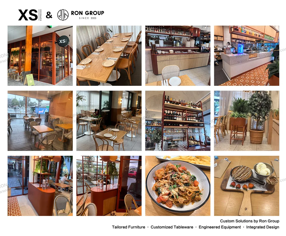 XS Espresso cafe furniture and decor project overview