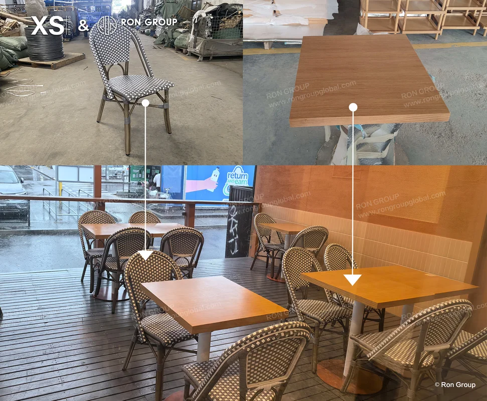 XS Espresso product application comparison for cafe furniture supply