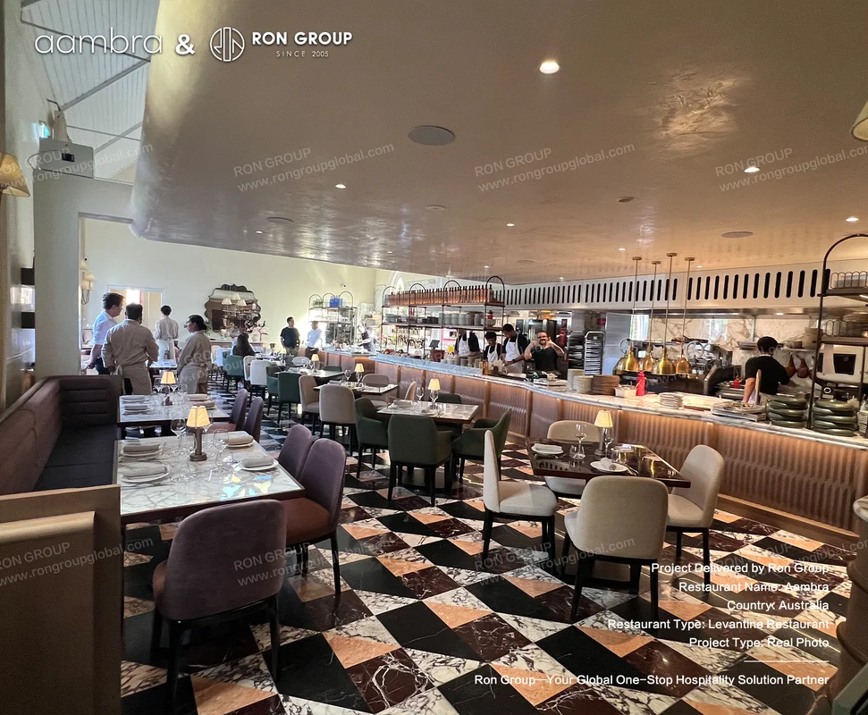 Aambra modern restaurant interior