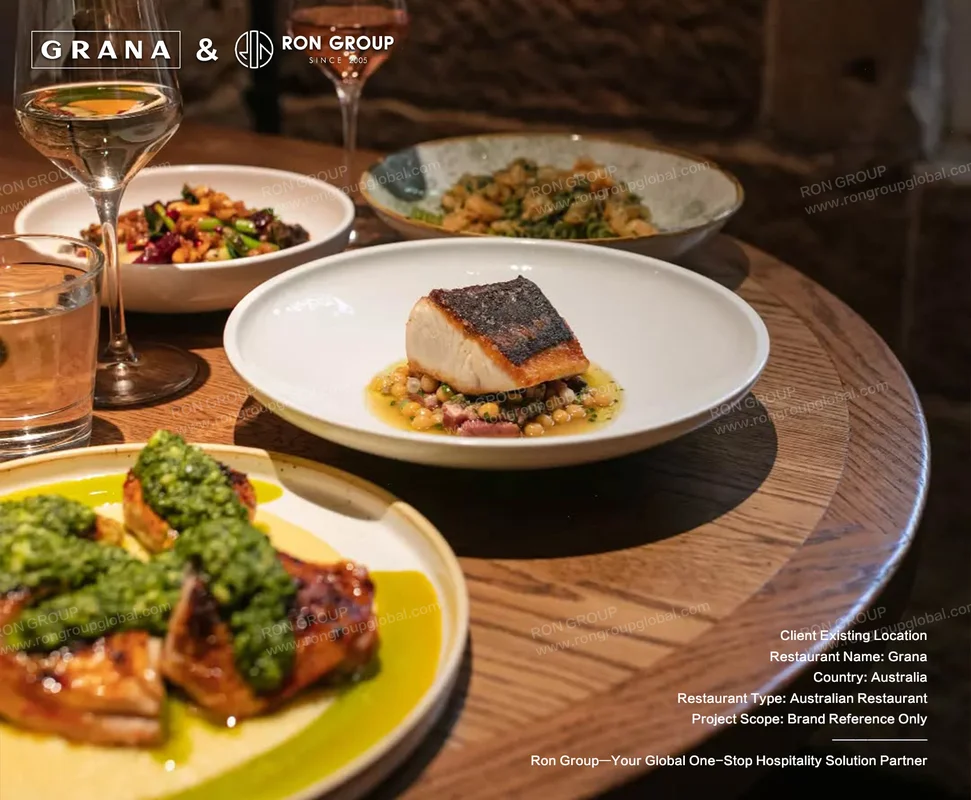 Grana all-day dining plates