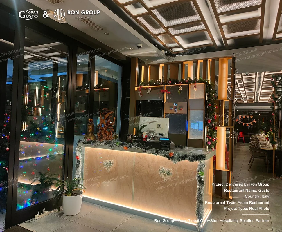 Gusto reception area