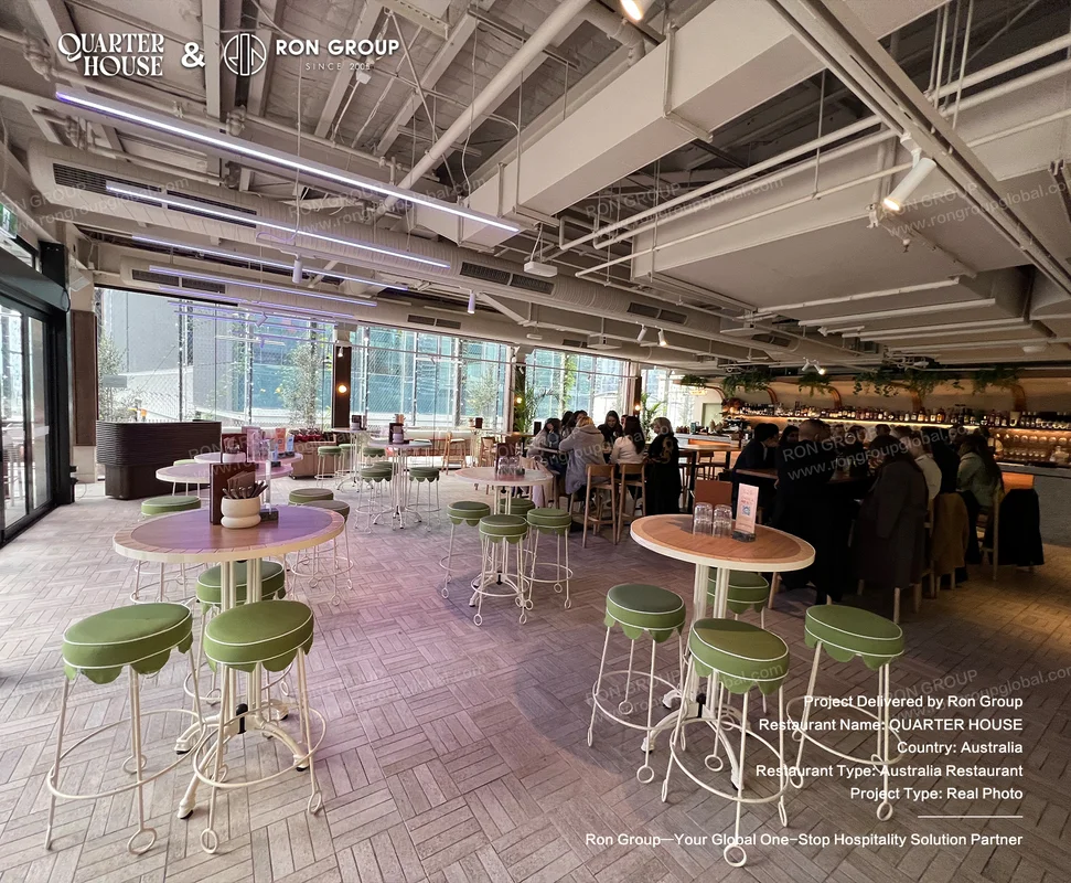 Quarterhouse industrial bar zone