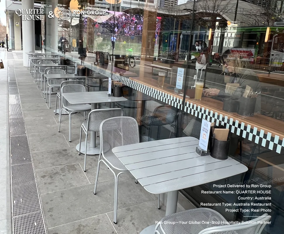 Quarterhouse rooftop terrace furniture