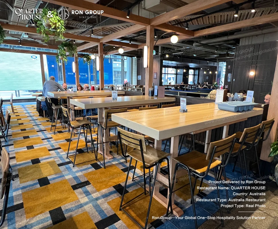 Quarterhouse high-top seating zone