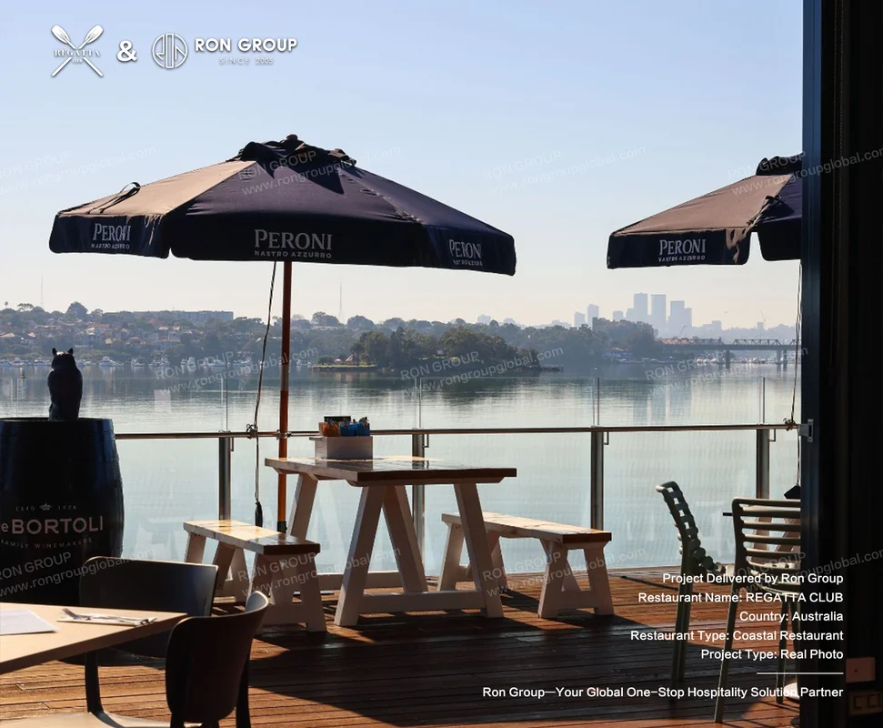 Regatta Club outdoor waterfront dining