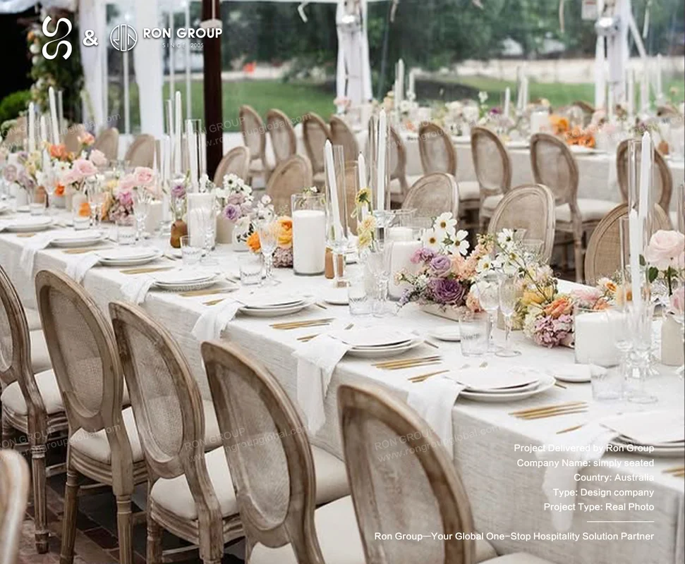 Simply Seated outdoor wedding reception
