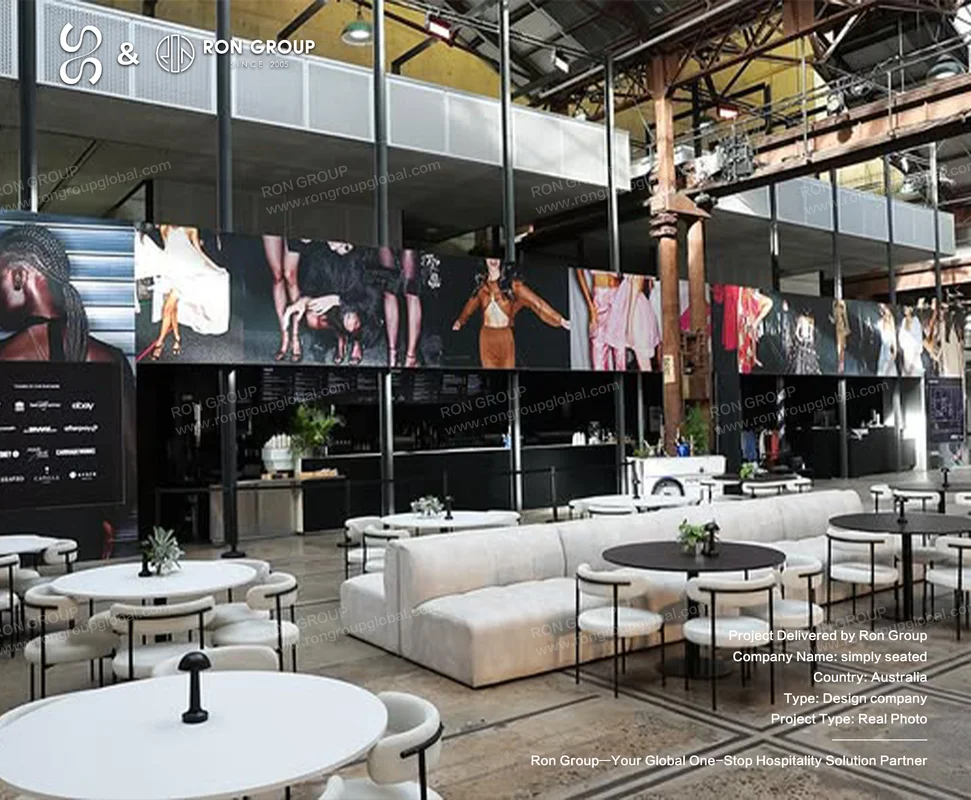 Simply Seated industrial dining space