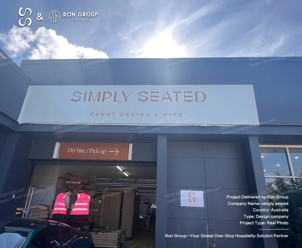 Simply Seated storefront and pickup operation