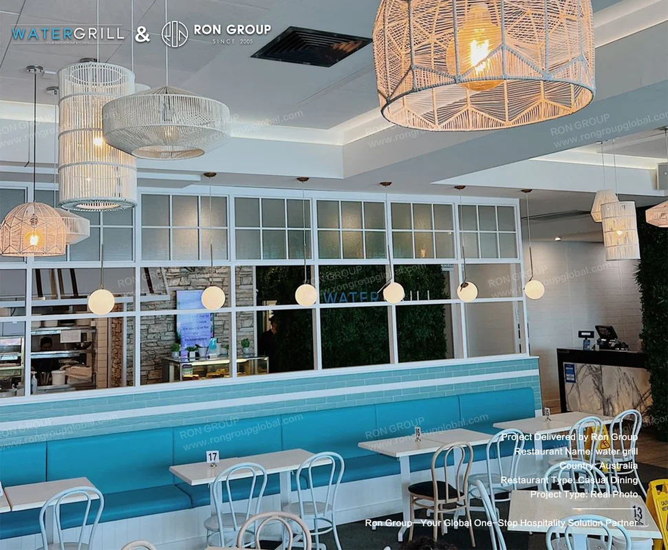 Water Grill modern restaurant interior