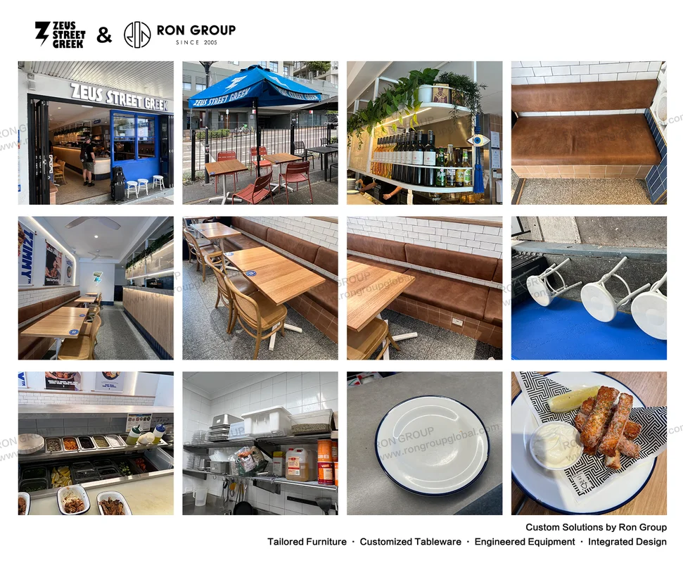Zeus Street Greek store identity overview