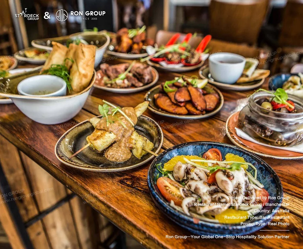 Blanche Bar RonGroup-Blanche_Bar-Variety_Of_Plated_Food.webp