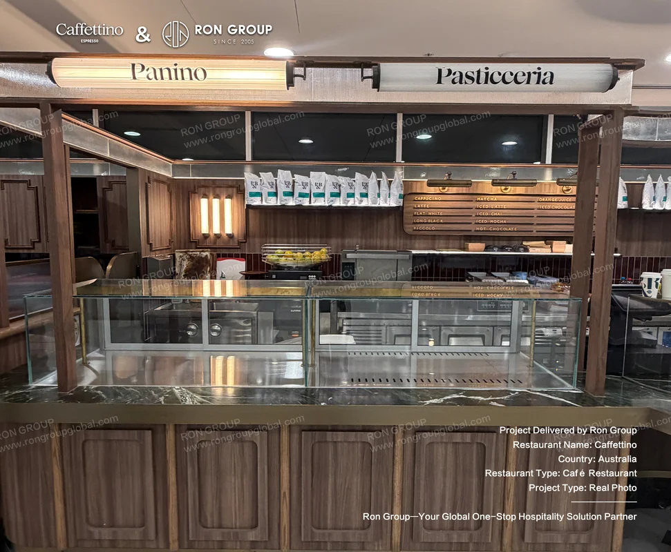 Caffettino pastry display counter