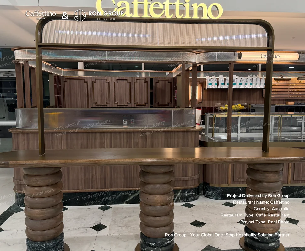 Caffettino ring-leg counter design
