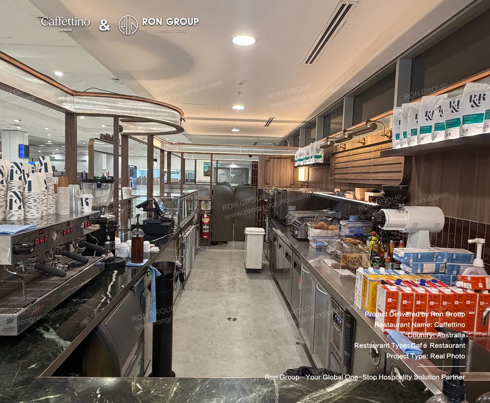 Caffettino preparation kitchen