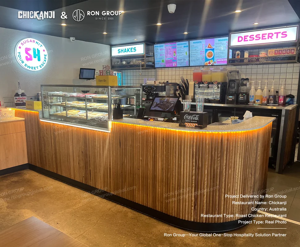 Chickanji dessert and shake counter