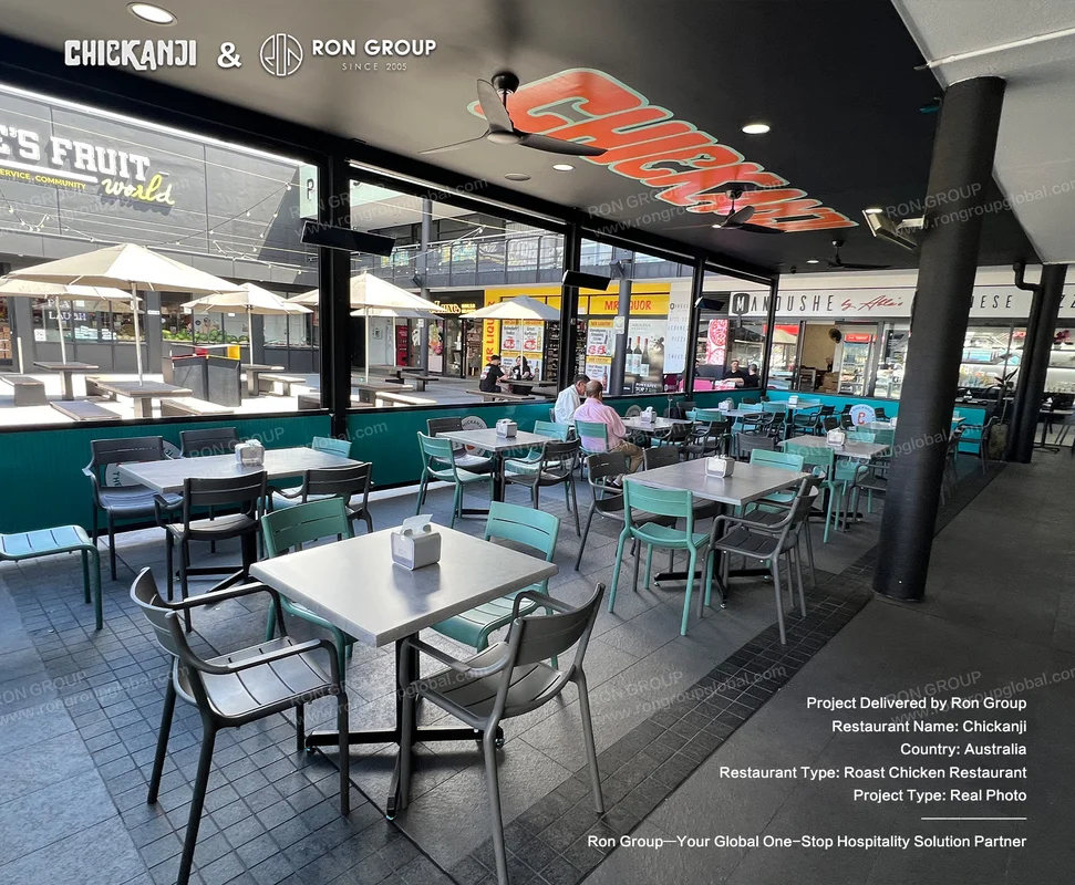 Chickanji covered patio seating
