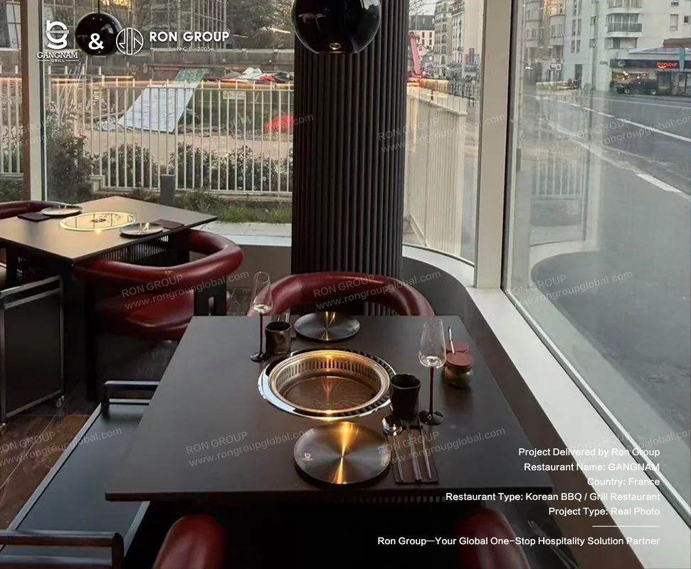 Gangnam Modern Korean Grill Table Setup