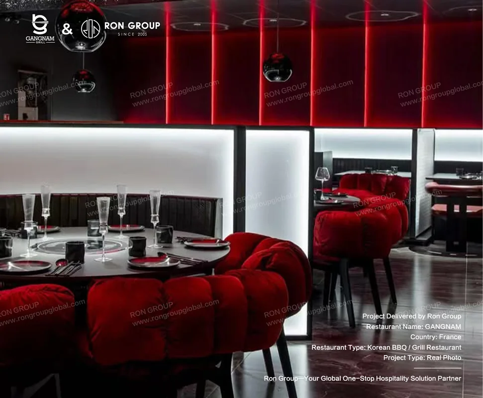 Gangnam Modern Restaurant Interior