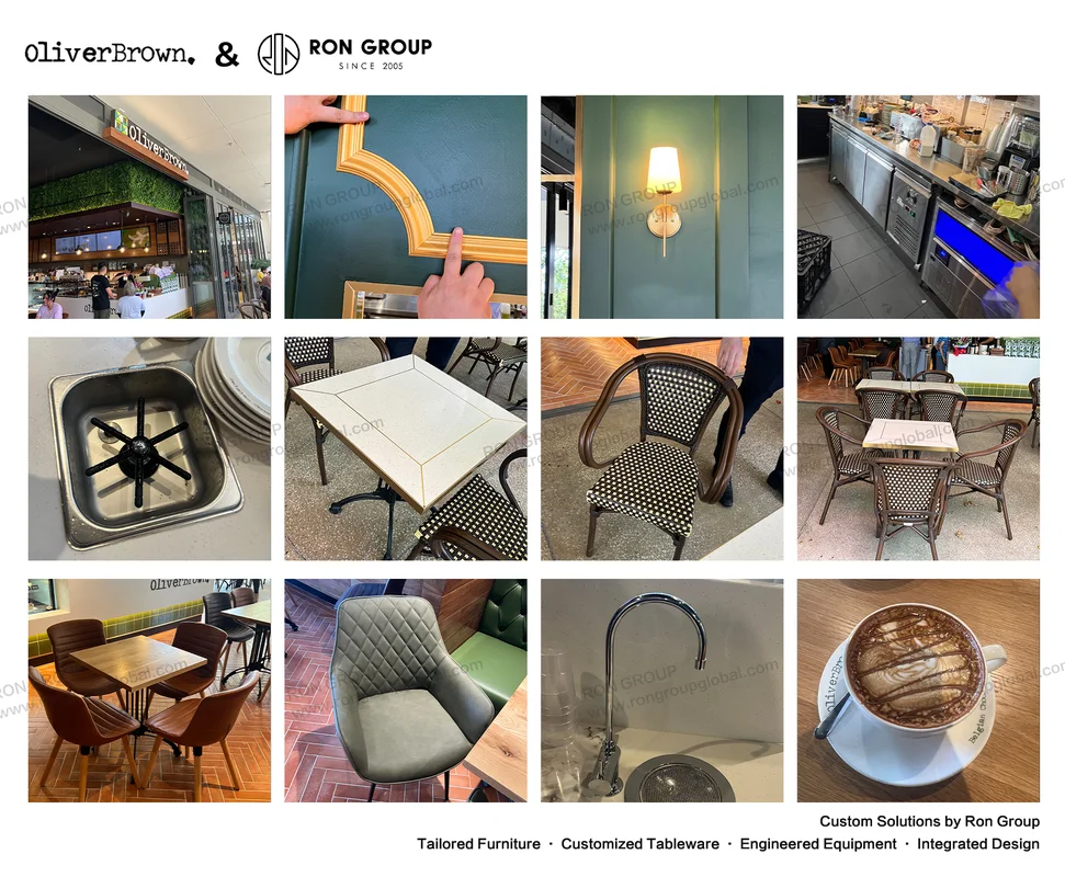 Oliver Brown cafe furniture overview