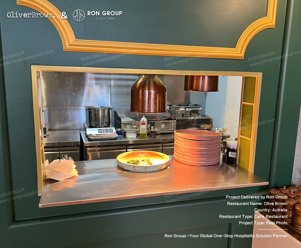 Oliver Brown open kitchen with copper hood