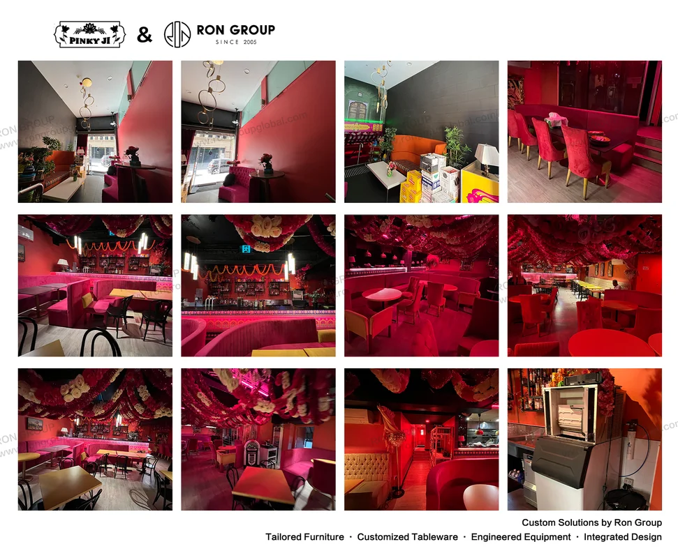 Pinky Ji coordinated velvet and floral interior