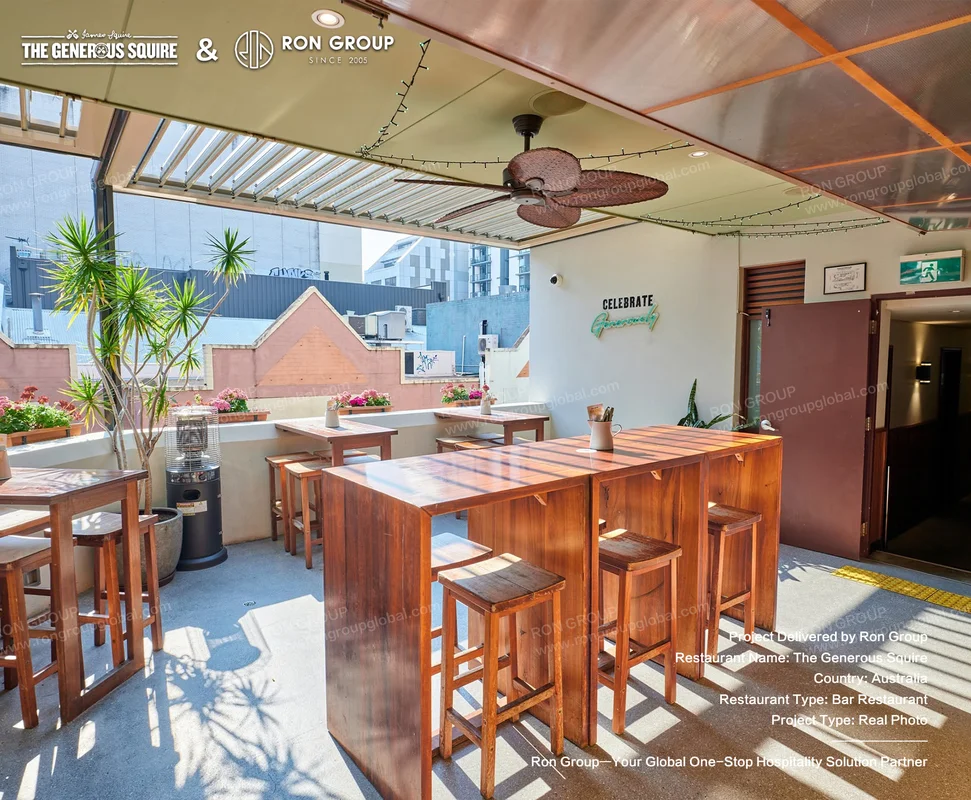 The Generous Squire Outdoor Restaurant Seating Area