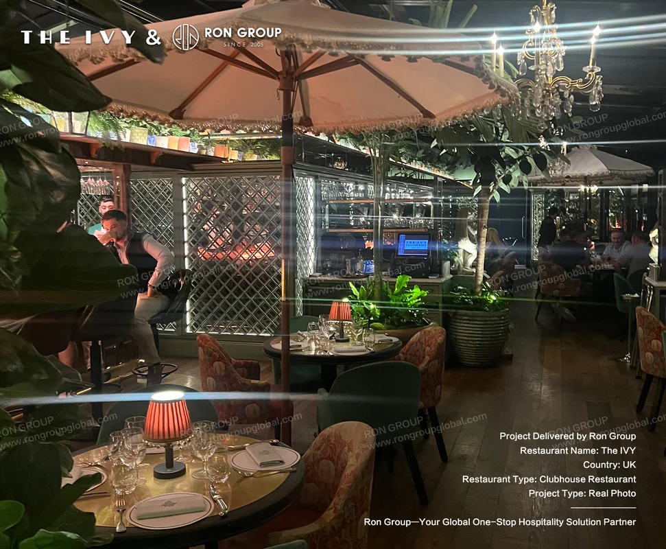 The IVY planted dining interior