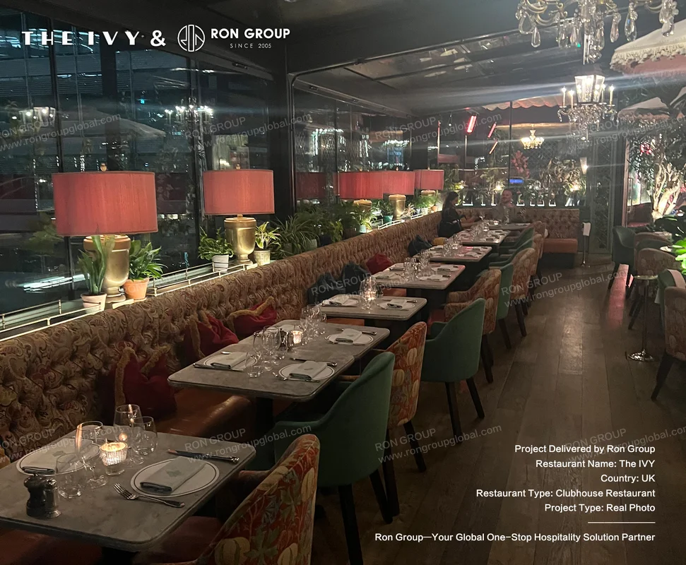 The IVY velvet banquette seating