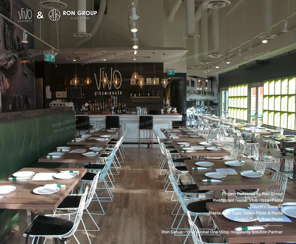 Vivo Pizza Pasta Modern Restaurant Interior