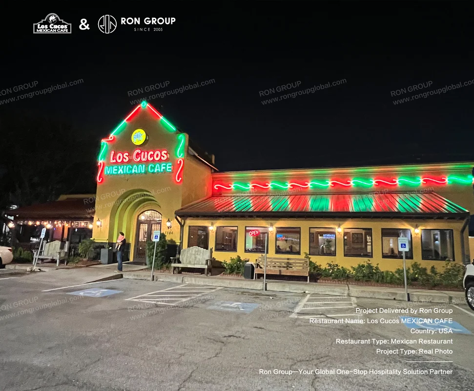 Los Cucos Mexican Cafe RonGroup-Los_Cucos_Mexican_Cafe-Restaurant_Exterior_At_Night.webp