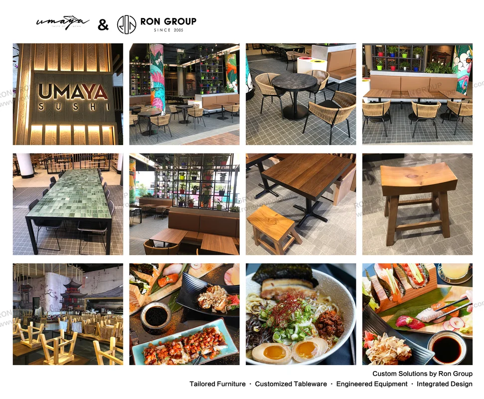 UMAYA culinary offerings and hospitality design overview