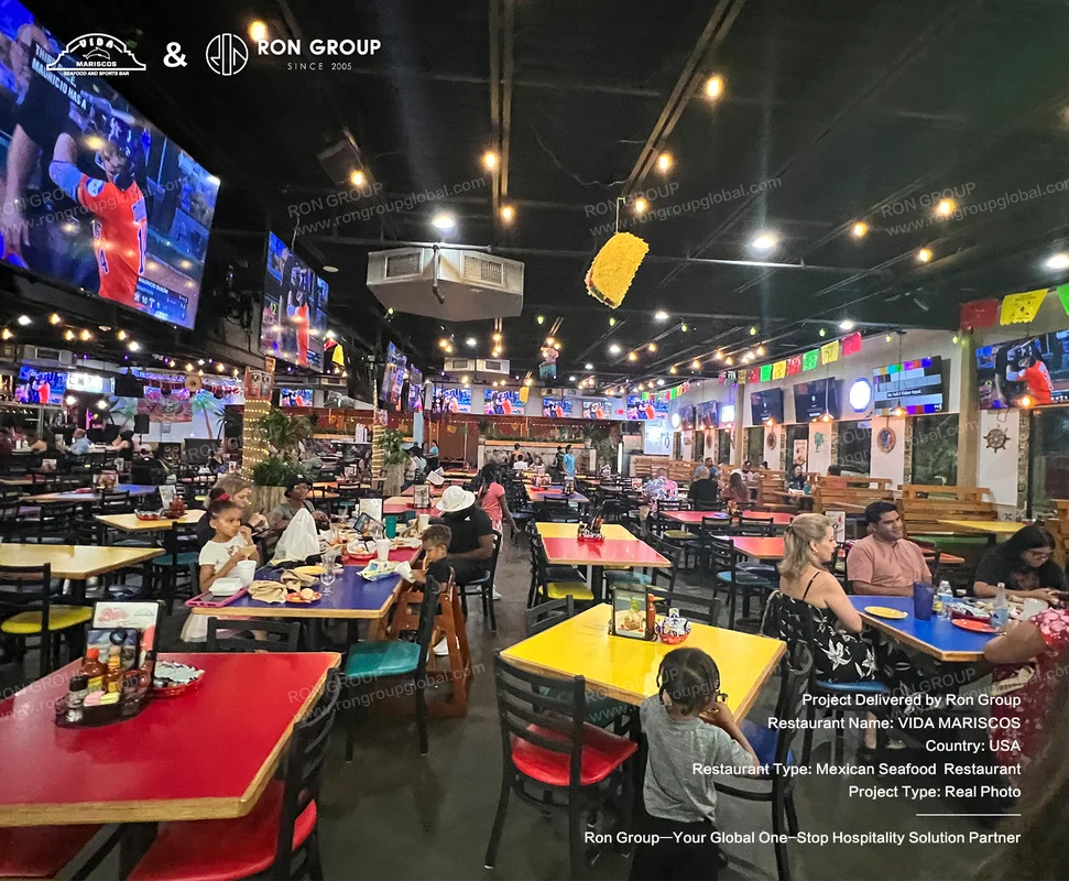 Vida Mariscos RonGroup-Vida_Mariscos-Colorful_Restaurant_Interior.webp