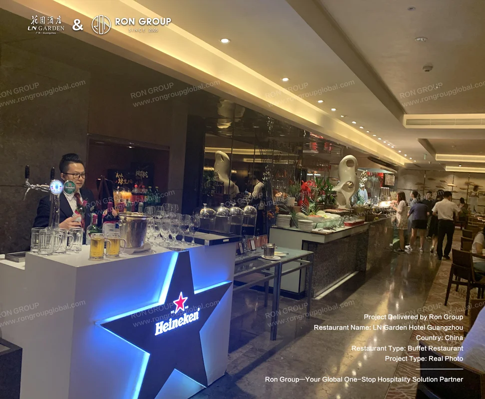 LN Garden Hotel Guangzhou Bar Station With Beer Tap