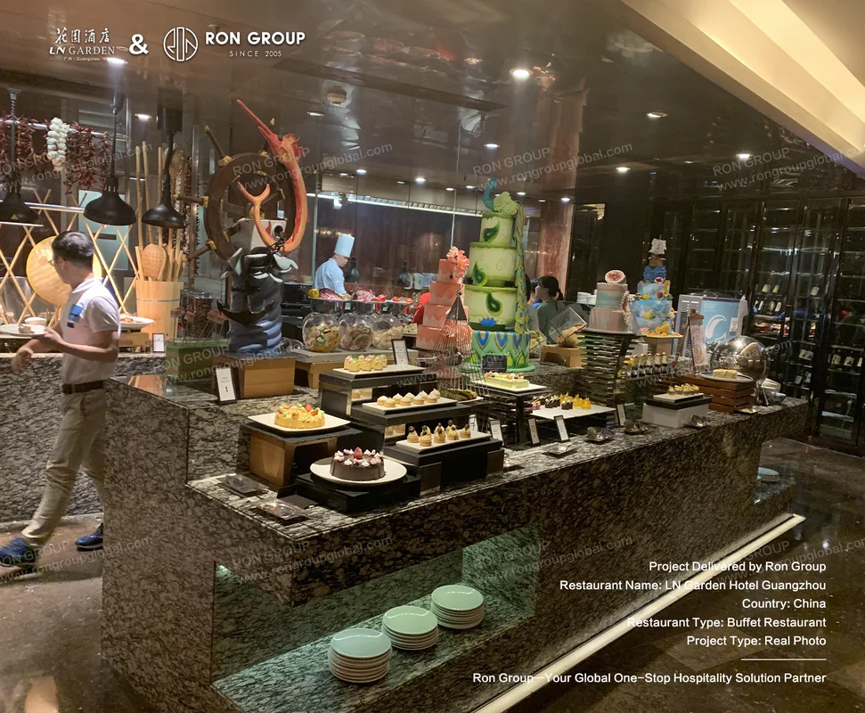 LN Garden Hotel Guangzhou Buffet Dessert Display Counter