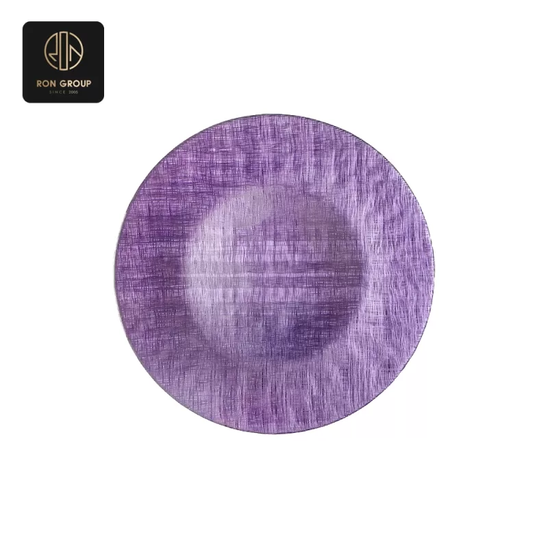Luxury Glass Plate Series F