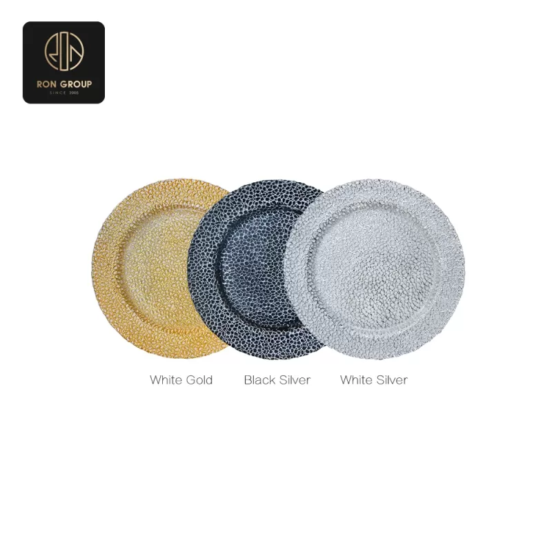 Elegant Glass Plate Series H